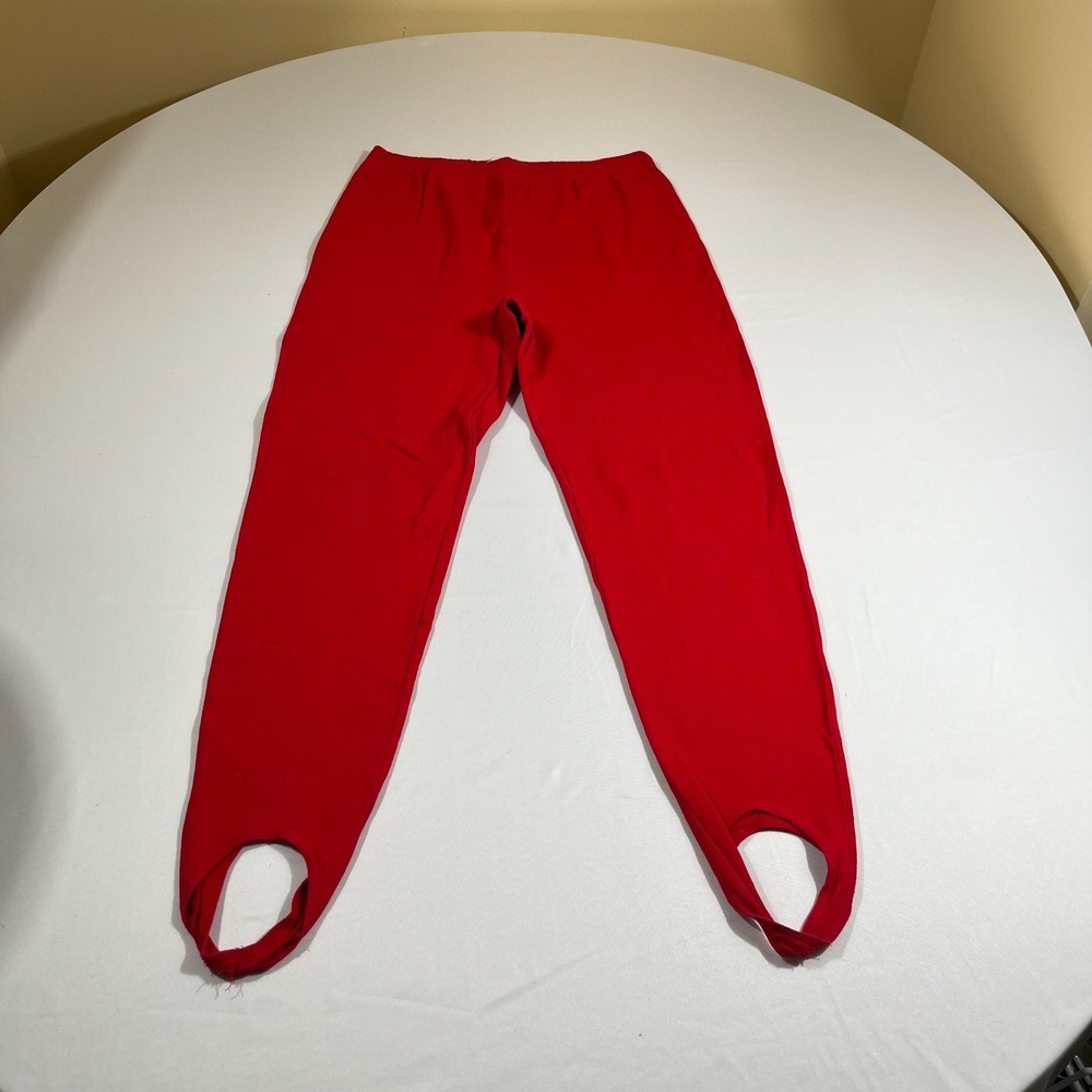 Vintage Sunny Leigh Black Stirrup Pants‎ Women's Size 10 Stretch 90s Retro Y2K